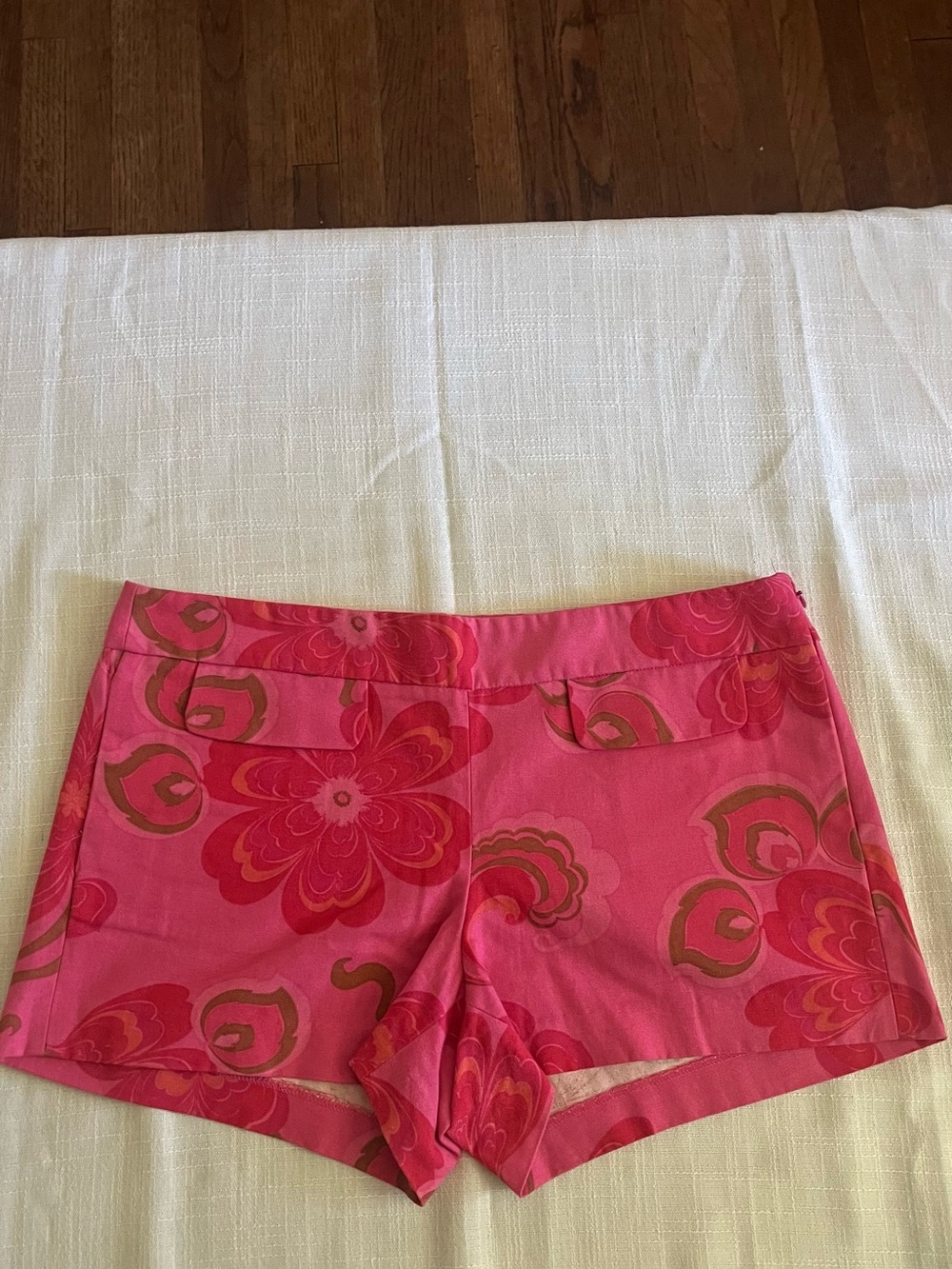 j.crew Pink Floral  shorts 8